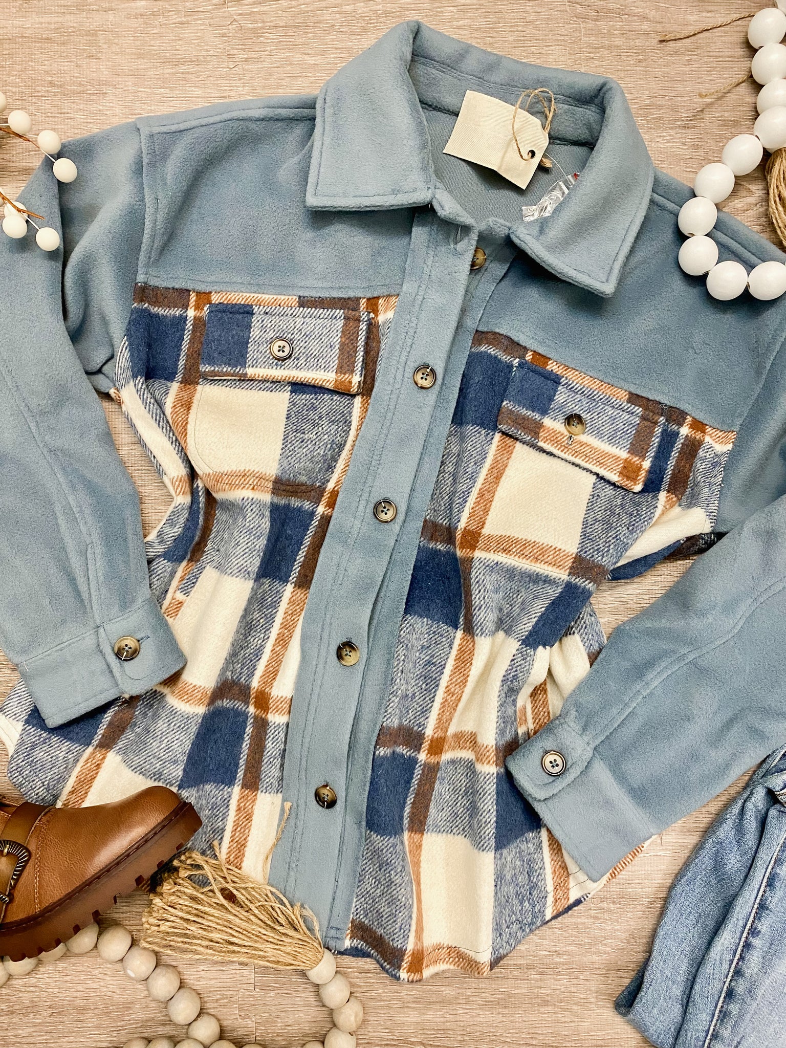 Susan Plaid Shacket