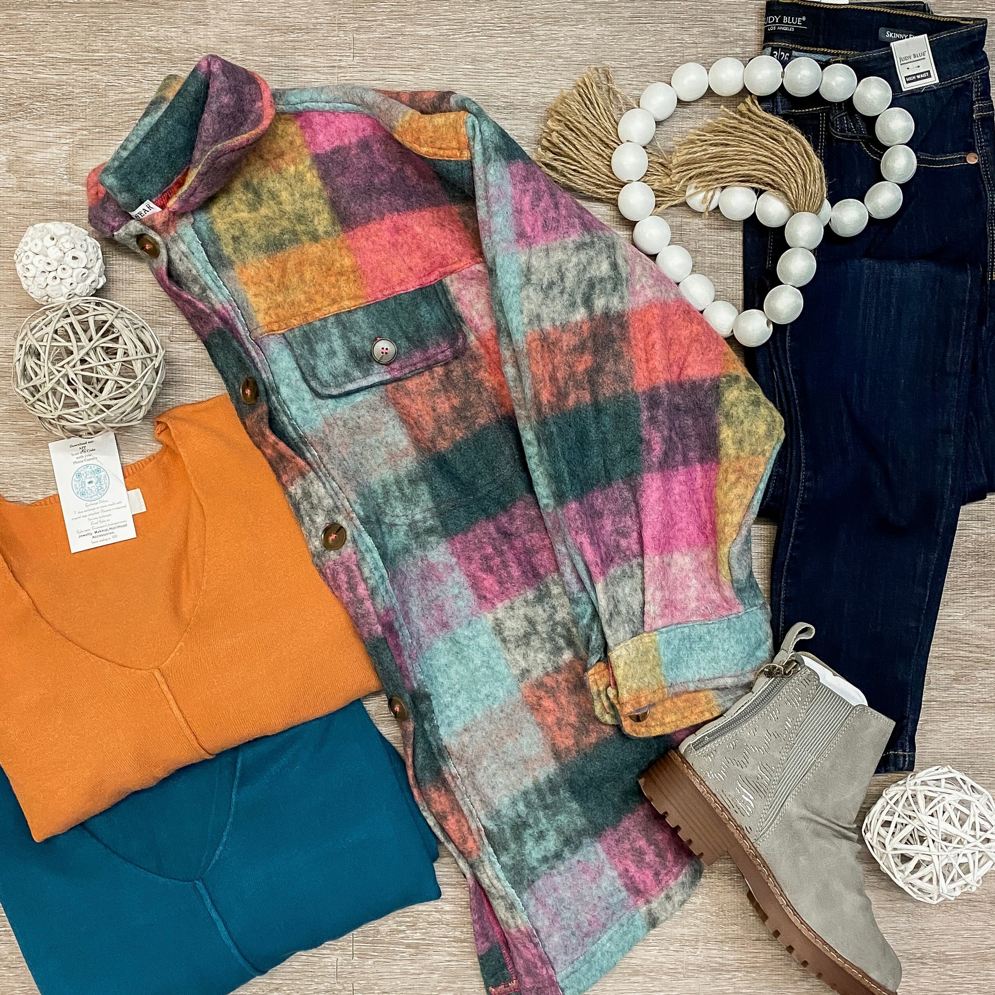 Stand Out Colors of Fall Shacket
