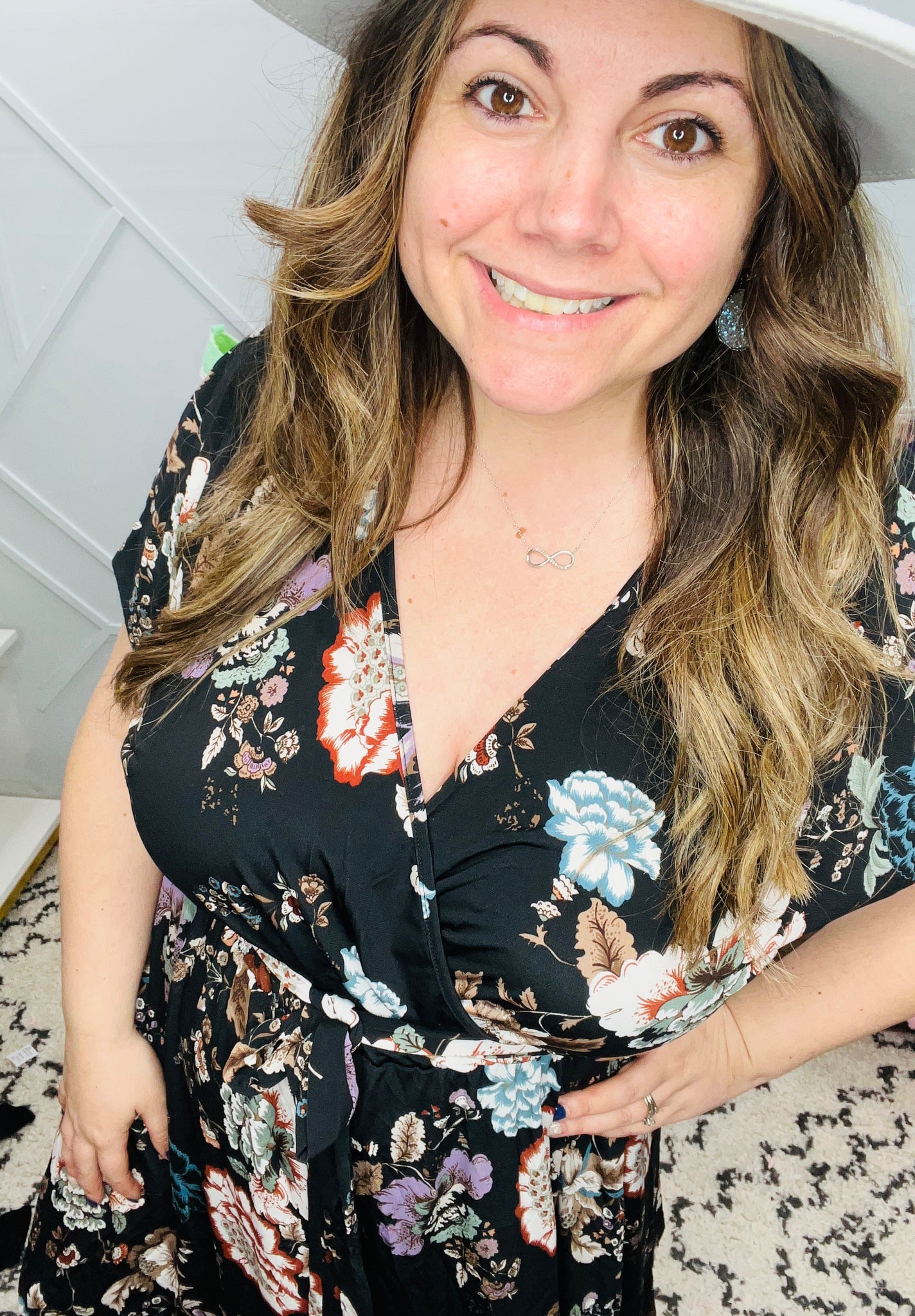 Swing In Floral Dress