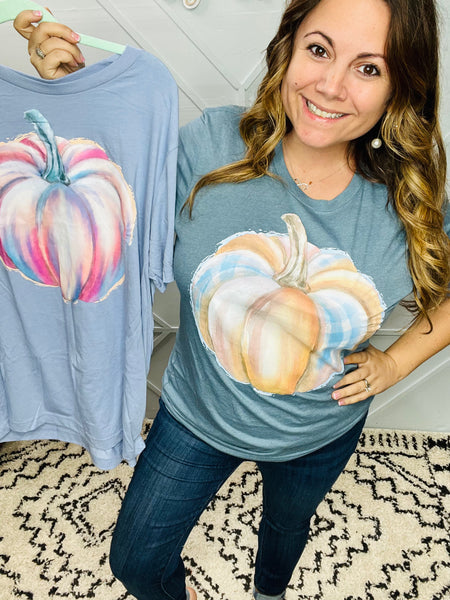Pumpkin Pastel Tees 2 Styles