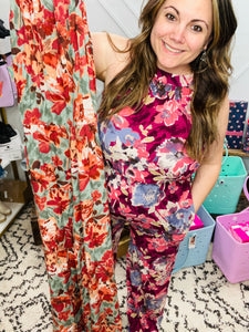 Jackie Floral Jumpsuit