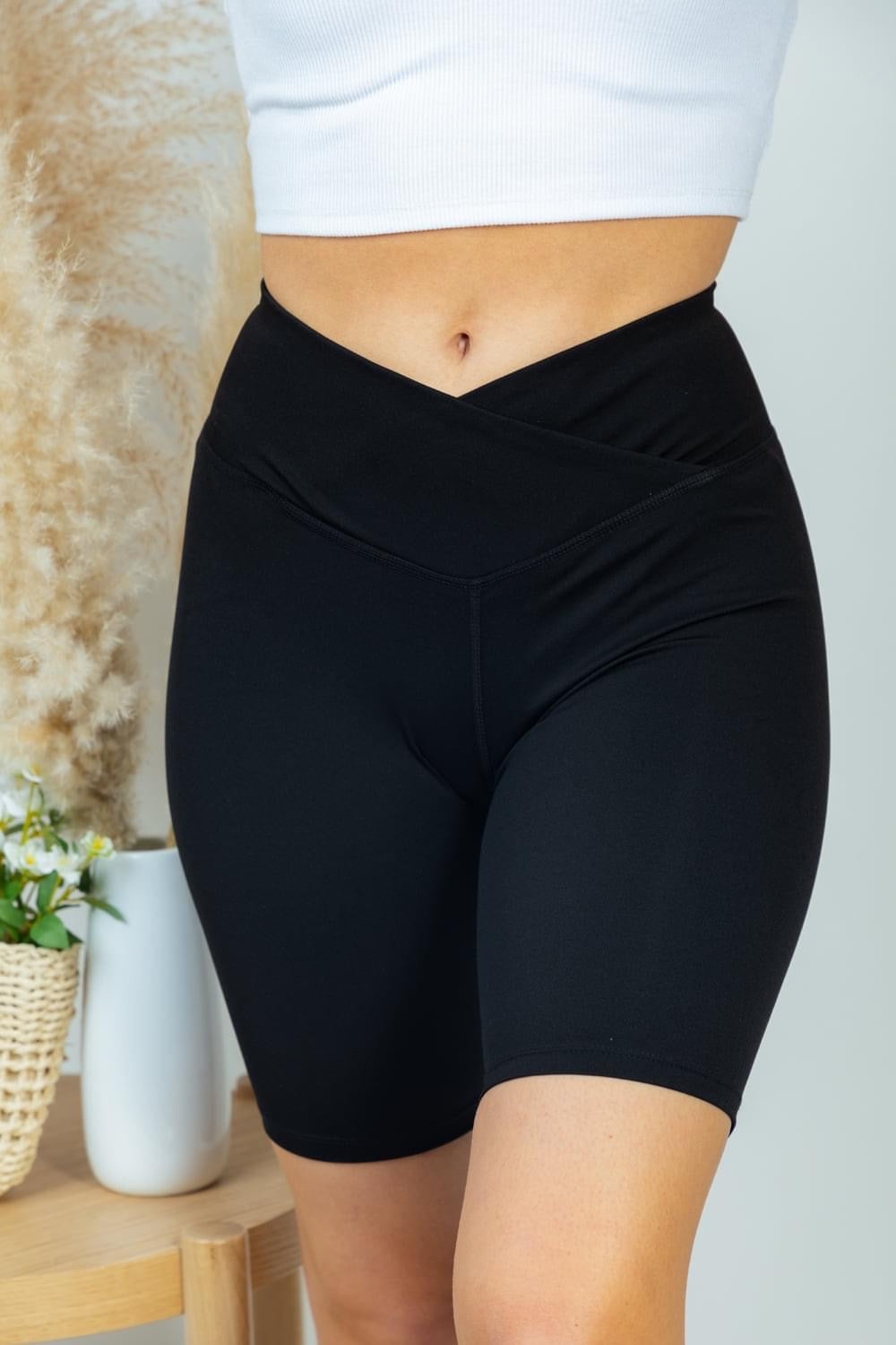 CrissCross Biker Shorts