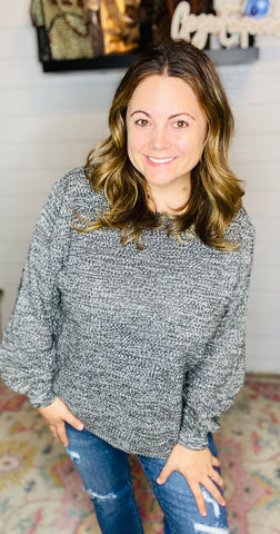 Heathered Sweater Ash