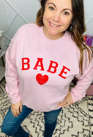 BABE logo sweatshirt