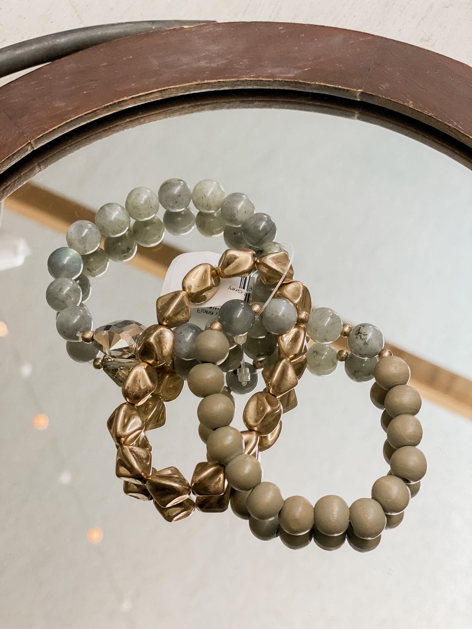 Fiona Bracelet Set Grey