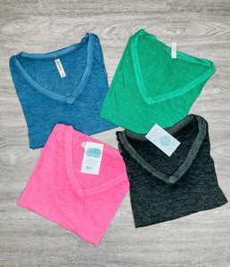 Burnout V-neck Tee