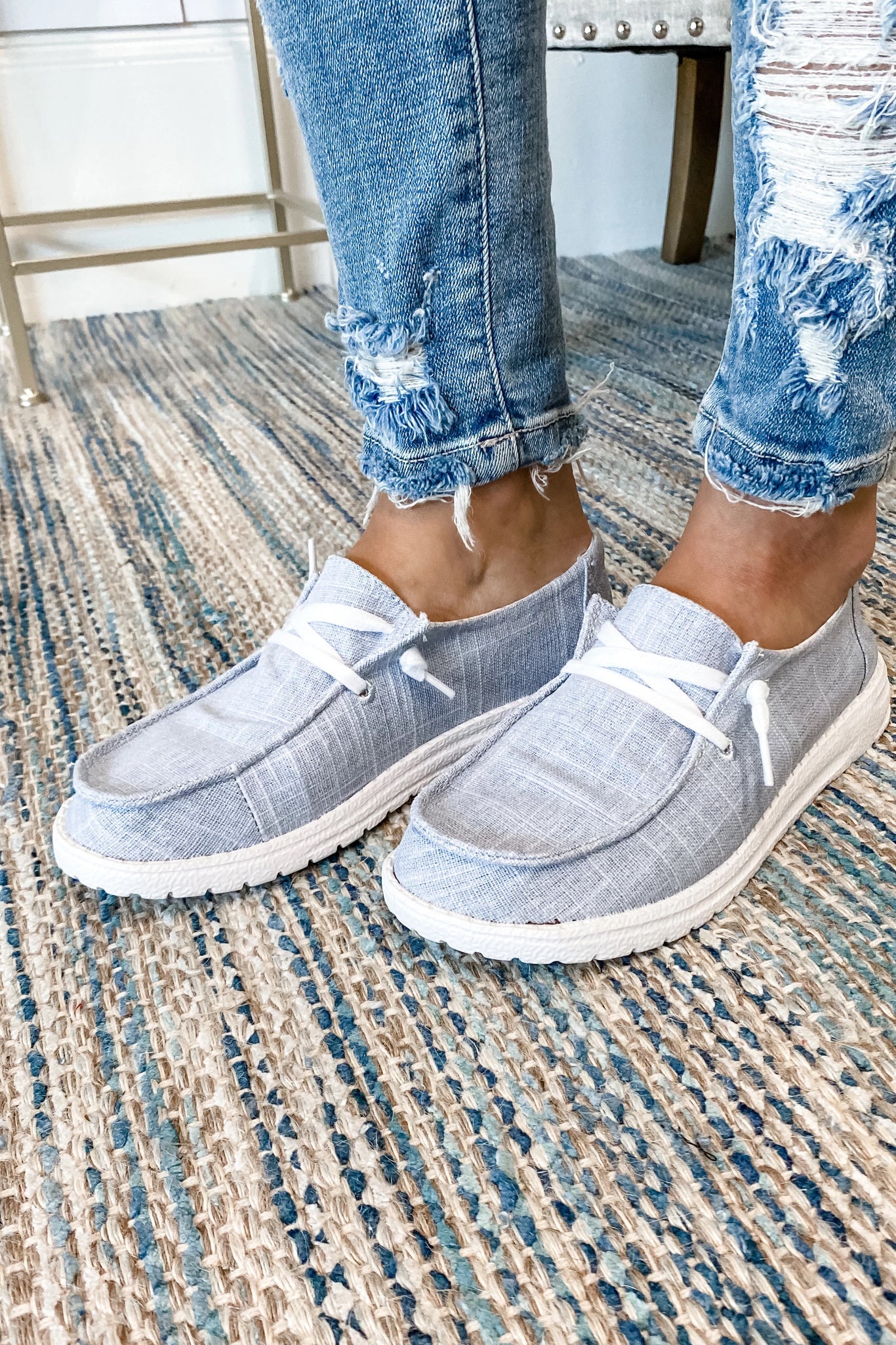 Holly Boat Shoe Gray