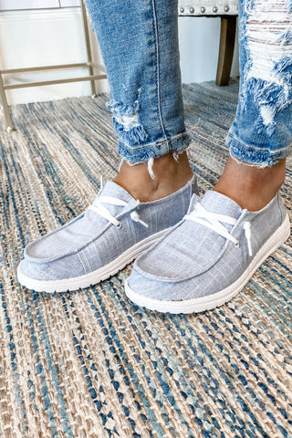 Holly Boat Shoe Gray