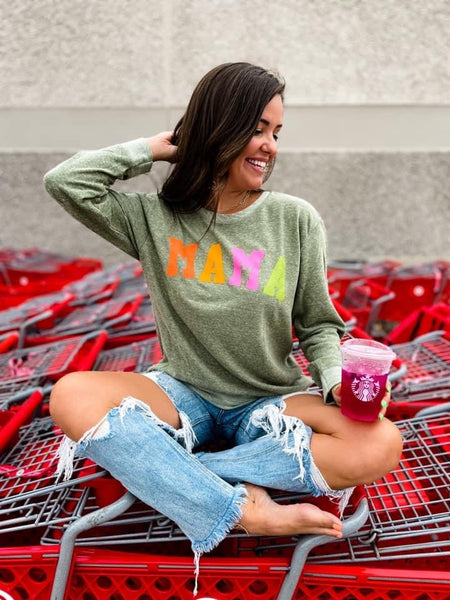 Mama French Terry Pullover