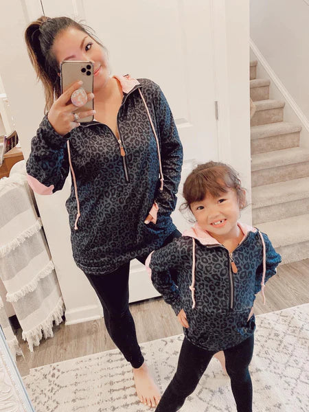 Leo Pink Half Zip