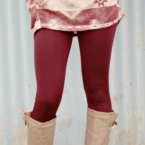 Tummy Control Fleece Leggings