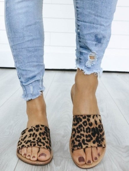 Leopard Print Sandal