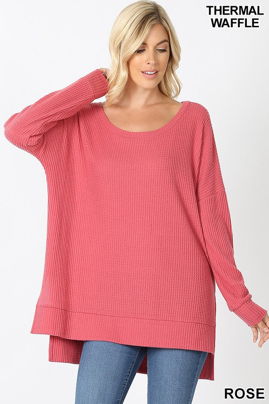 Rose Thermal Tunic