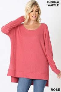 Rose Thermal Tunic