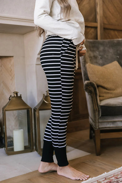 Ampersand Ave Black Stripe Jogger